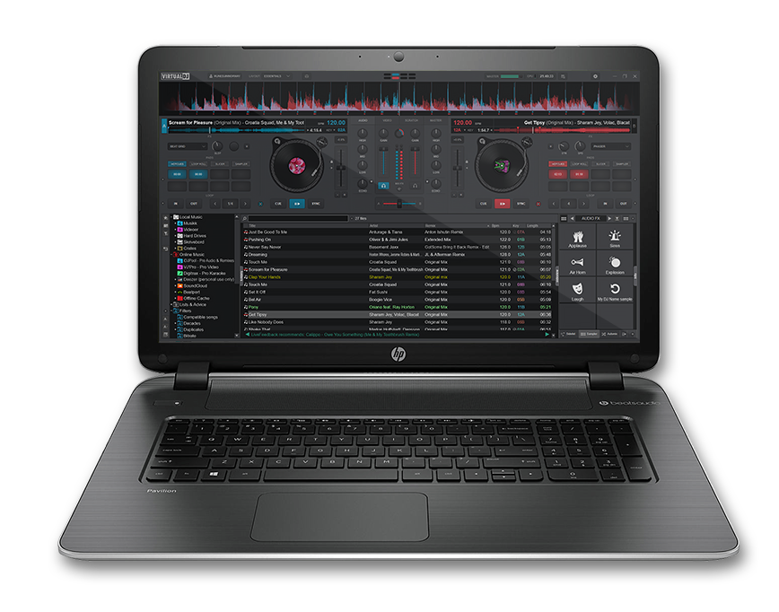 VirtualDJ product interface illustration