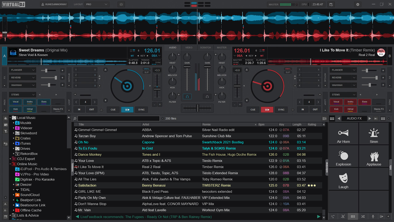 VirtualDJ product interface illustration